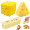 Cheese Squishy, Butter Squeeze Slow Rising Soft Fidget for Stress Relief Anxiety Sensory Gifts for Adults view 1