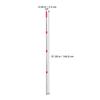 Zerodeko Replacement Mop Pole Handle 4-Section Red Plastic Threaded Mop Stick with Stainless Steel Broom Rod Universal Household Floor Cleaning view 2