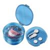 Denture Bath Case | Portable Slim Leak Proof Soaking Container | Tooth Box | For Soaking Cleaning Rinsing Travel Bathroom Man Woman Kids Children view 1