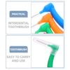 Alasum 30pcs Interdental Toothbrushes Small Head Dental Flossing Brushes for Braces Oral Cleaning Between Teeth Multi-Color Pack for Daily Gum Care view 3