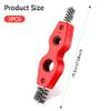 2Pcs Copper Pipe Cleaner, 4 In 1 Red Copper Pipe Deburring Tool for PVC PPR Brass Aluminum Pipes, Hand Tools view 4