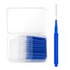 100 Pcs Interdental Brushes, Between-Teeth Braces Brush for Teeth, Interproximal Dental Brush Picks, Toothpick Dental Flossing, Oral Hygiene Cleaning for Home, Travel, Work, School. view 1