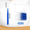 100 Pcs Interdental Brushes, Between-Teeth Braces Brush for Teeth, Interproximal Dental Brush Picks, Toothpick Dental Flossing, Oral Hygiene Cleaning for Home, Travel, Work, School. view 2