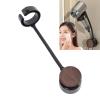 Sonew Hair Dryer Holder, Wall Mounted Blow Dryer Organizer with 360 Degree Rotation and Built in Cord Keeper, for Flat Iron Hair Straightener (Walnut) view 2