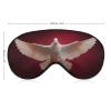 Sleep Eye Mask White Dove Open Wings Flying in The Air Sleep Mask Adjustable Strap Blindfold Eye Cover for Travel Yoga Nap Shift Work view 2