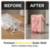 2026 New Automatic Pop-up Portable Floss Dispenser with 50 Pcs Dental Floss, Restaurant and On the Go Oral Care Refillable for Home (Red) view 3
