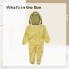 Young Explorers Bee Suit - Full Body, Sting Proof for Young Explorers, Cotton Twill, Yellow, Young Explorer'S L view 2