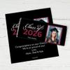 25 Pack Personalized Graduation Class of 2026 Candy Bar Wrapper Party Favors For Senior Gifts, Table Decoration, Dessert Tables & More - Maroon (Candy Not Included) view 1