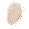 LALADEFIEE Ball of Foot Cushion Pads 2 Pairs Gel Heel Cushion Inserts Non-Slip Shoe Inserts for High Heels Comfort Foot Pads with Self-Adhesive Backing, Medium Size, Suitable for Womens view 2