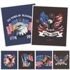 InIsaJace Swedish Dishcloths for Kitchen, 6PCS 250 Anniversary USA Swedish Dish Cloths Gift, Patriotic 1776-2026 Reusable Absorbent Dish Towel for Home Cleaning(7.8 X 7 Inches) view 1