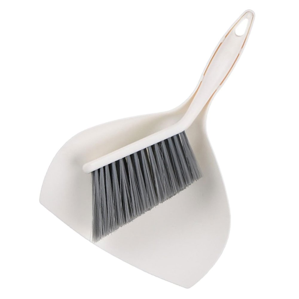 BESTOYARD Mini Desktop Broom and Dustpan Set, Portable Handheld Cleaning Tools with Keyboard Brush for Quick Cleanups in Home, Office, and Pet Areas Random Color