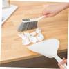 BESTOYARD Mini Desktop Broom and Dustpan Set, Portable Handheld Cleaning Tools with Keyboard Brush for Quick Cleanups in Home, Office, and Pet Areas Random Color view 4