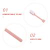 Alipis Soft Toothbrushes 3pcs with Crystal Case Manual Soft Bristle Toothbrushes for Adults Travel Portable for Sensitive Gums and Daily Oral Care view 3