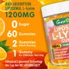 Liposomal L-lysine Gummies 1200mg, Lysine Chewable Supplement with Vitamin C, D3, B12 & Zinc for Adults & Kids, Immune & Collagen Support, Lips & Skin Health, Vegan, Natural Fruit Flavor, 120 CT view 4