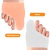 HOODANCOS Bunion Spacers and Forefoot Gel Sleeves 2 Pairs Silicone Feet Separators for Bunion and Hammer Relief, Protective Foot Cushions for Womens Pedicure and Daily Comfort view 3