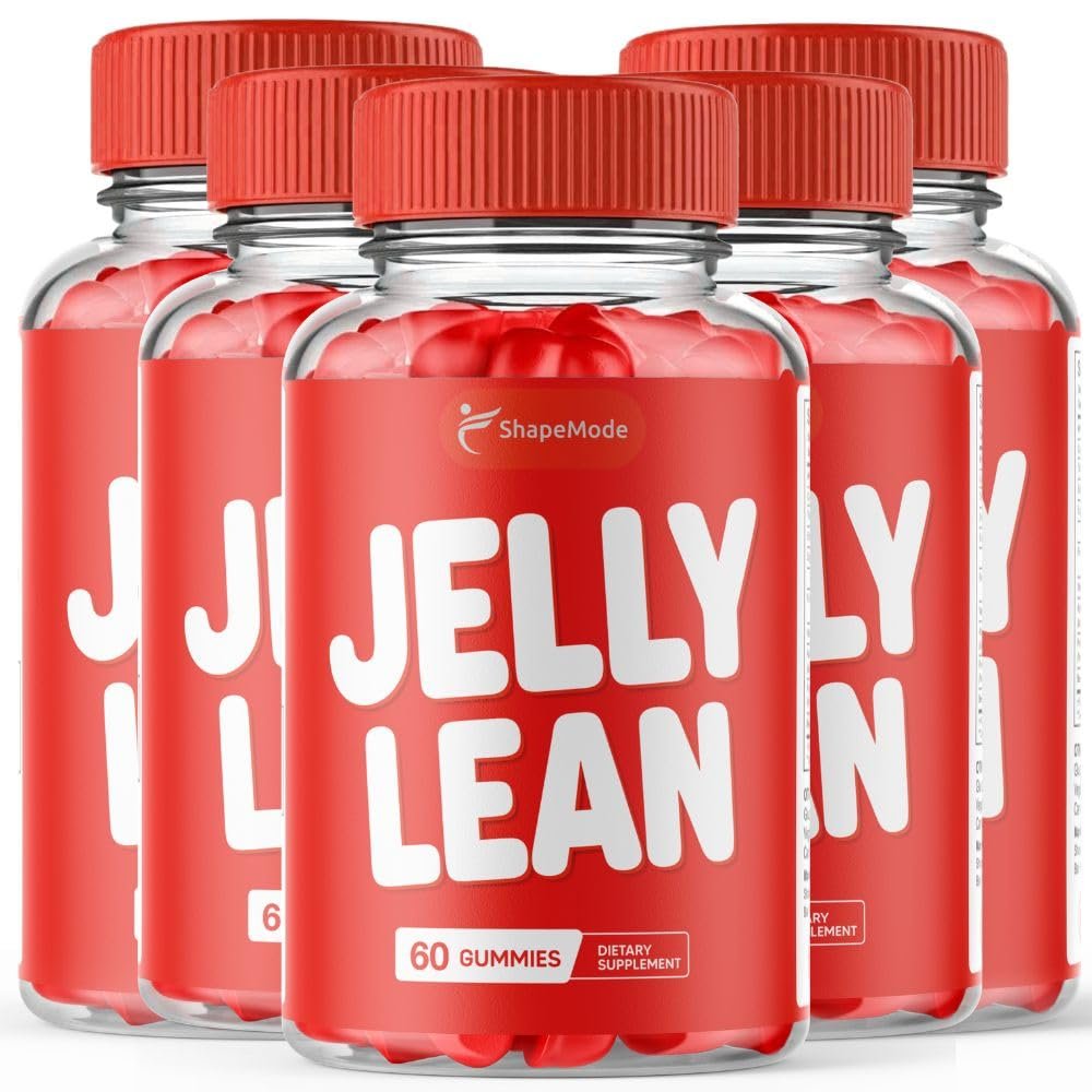 (5 PACK ) Jelly Lean Gummies - Official Jelly Lean Gummys Advanced Premium Formula Maximum Strength, All Natural Daily JellyLean Vitamins Support for Overall Health & Wellness, 300 Gummies for 5 Month