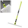 Floor Squeegee for Concrete Floor, with 51 Long Handle Silicone Broom, Silicone Broom for Smooth Floors,Rugs,Windows,Small:35130cm view 1