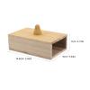 CIMAXIC Resonance Box for Tuning Forks - 5.8x3.5x2.8in Wooden Vibration Box for Sound Propagation, Vibration Amplification, Relaxing Practices view 2