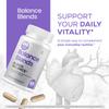 (2 Pack) Balance Blends Capsules - Official BalanceBlends Pills Advanced Premium Formula Support Maximum Strength, All Natural Ingredients for Overall Health & Wellness, 120 Capsules for 2 Months view 2