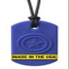 ARK Super Star, Chew Necklaces for Sensory Kids and Adults, Oral Fidget for Autism, ADHD, SPD, Anxiety, Medical-Grade Sensory Chew Necklace, Standard, Softest, Dark Blue view 1