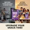 Frankies Snacks Puffs White Cheddr 4 oz Vegan Snacks Cheese Puffs Chickpea Snacks Plant Based Dairy Free Snacks Kosher Protein Pop Style Crunch with bag clips-3pack view 2