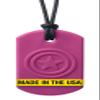 ARK Super Star, Chew Necklaces for Sensory Kids and Adults, Oral Fidget for Autism, ADHD, SPD, Anxiety, Medical-Grade Sensory Chew Necklace, Standard, Softest, Magenta view 1