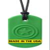 ARK Super Star, Chew Necklaces for Sensory Kids and Adults, Oral Fidget for Autism, ADHD, SPD, Anxiety, Medical-Grade Sensory Chew Necklace, XXT, Very Firm, Forest Green view 1