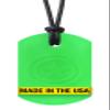 ARK Super Star, Chew Necklaces for Sensory Kids and Adults, Oral Fidget for Autism, ADHD, SPD, Anxiety, Medical-Grade Sensory Chew Necklace, Standard, Softest, Translucent Green view 1
