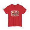 Tickle Stitch The Healing Garden Nurse | Floral Shirt for Women T-Shirt Red view 1