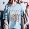 Tickle Stitch The Healing Garden Nurse | Floral Shirt for Women T-Shirt Red view 3