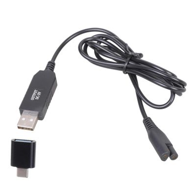 Universals Double Port Charging Cable for Cordless Water Flossers 3V 100mA Output 1.2m Portable Cord Chargers Cable Type C Adapters