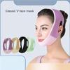 RhLLvJ Face Slimming Tool Comfortable Overnight Face-Slimming and Lifting Adjustable, Invisible Contouring Support Band(Black) view 2