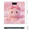 Pink Bow Bear Smart Body Weight, Highly Accurate Digital Weighing Scale with Large LCD Display, Durable Weight Scale for Home Use, Measures Weight Up to 400 Lb/180kg view 2