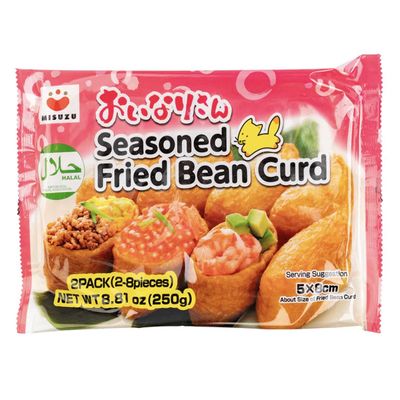 Misuzu Inari Tofu Skin 11.29oz | Fried Bean Curd for Sushi and Noodles