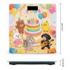 Happy Birthday Smart Body Weight, Highly Accurate Digital Weighing Scale with Large LCD Display, Durable Weight Scale for Home Use, Measures Weight Up to 400 Lb/180kg view 2