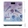 Pansy Purple Oxford Blue Branches Birds Flowers Smart Body Weight, Highly Accurate Digital Weighing Scale with Large LCD Display, Durable Weight Scale for Home Use, Measures Weight Up to 400 Lb/180kg view 2