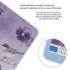 Pansy Purple Oxford Blue Branches Birds Flowers Smart Body Weight, Highly Accurate Digital Weighing Scale with Large LCD Display, Durable Weight Scale for Home Use, Measures Weight Up to 400 Lb/180kg view 4