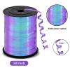 TONIFUL 500 Yards Iridescent Purple Curling Ribbon, 1/5 Inch Balloon String Ribbon for DIY Decorations,Gift Wrapping,Ribbons and Bows for Christmas New Year Birthday Gifts Graduation Supplies view 2
