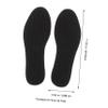 COOPHYA Charcoal Shoe Insoles for Men 2 Pairs Fiber Inserts Breathable Sweat-Absorbing Thickened Sports Insoles and Military Training Shoes Size 44 view 2