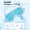 WAGJIA Reusable Gel Ice Cooling Eye Mask, Cold & Hot Therapy Mask for Sleep, Soft Comfortable Eye Cover for Puffy Eyes Fatigue, Sinuses & Migraines Treatment(Grey) view 4