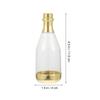 Kichvoe 20pcs Mini Sparkling Wine Bottle Candy Containers Gold Wedding Birthday Party Favor Boxes Creative Holiday Treat Packaging view 2