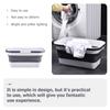 NUSITOU Portable Foldable Plastic Mop Bucket 15l with Handle, Large Collapsible Cleaning Bucket for Home Use and Laundry, Multipurpose Washing Tub for Household Cleaning Tasks view 3