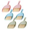 CATIEBYE Mini Broom and Dustpan Set 6pcs, Small Portable Desktop Cleaning Brush with Multi-Function Detail Brush for Keyboard, Car Vent, and Household Use view 1