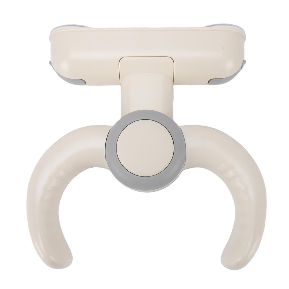 Luocute Baby Shower Stand, Adjustable Height Foldable Wall Mounted Bath Support for Toddlers, with Anti Slip Base and Shower Holder for 6 36 Months (Light Gray)