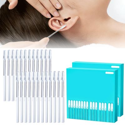 48 Pcs Earwax Removal Adhesive Swabs - 2026 Enhanced Silicone Ear Wax Removal Tool, Gentle & Safe Sticky Ear Cleaner Stick for All Ages, Large Reusable Ear Cleaning Kit with Dust-Proof Case (L)