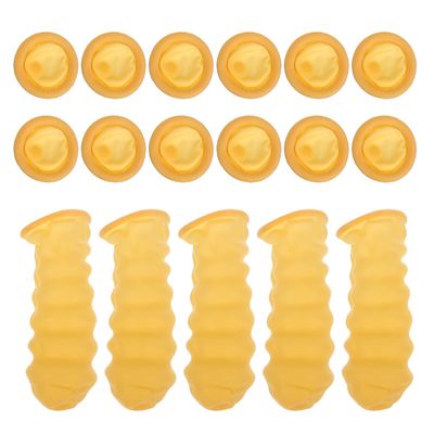 Levemolo Disposable Thumb, Medium Size Anti-Static Protective Sleeves, Milky Beige Fingertip Protection Gloves for Industrial, Electronics, and Craft Safety, 500pcs