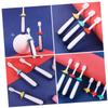 Cabilock Toothbrush 3pcs Set with Soft Bristles Cartoon Manual Tooth Brush for Ages 3-12, Gentle Cleaning Dental Care for Teeth, Colorful Blue Yellow Red Brushes Random Color view 4