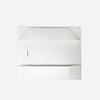 Geoto 9.25"6.69"2.36" A5 Shallow Size Luxury Rigid Foldable Magnetic Closure Collapsible Gift Packaging Boxes (Off White with Ribbon) view 4