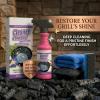 Fast-Acting Heavy-Duty Grill Degreaser Spray, Fast Acting Heavy Duty Grill Degreaser, 120ml/4fl.0z, Suitable for All Stubborn Oil Stains (2 Set) view 2