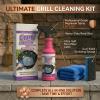 Fast-Acting Heavy-Duty Grill Degreaser Spray, Fast Acting Heavy Duty Grill Degreaser, 120ml/4fl.0z, Suitable for All Stubborn Oil Stains (2 Set) view 3
